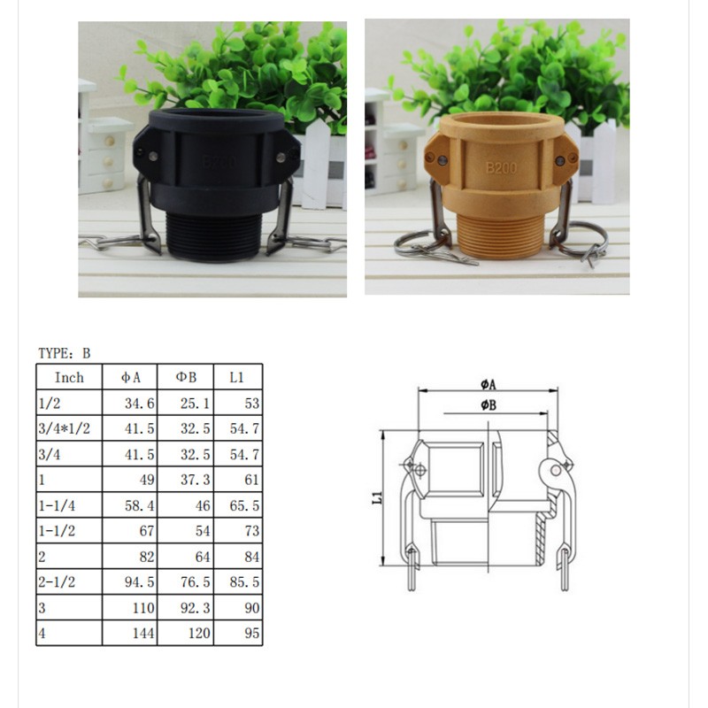 快速接头化工扳把式型塑