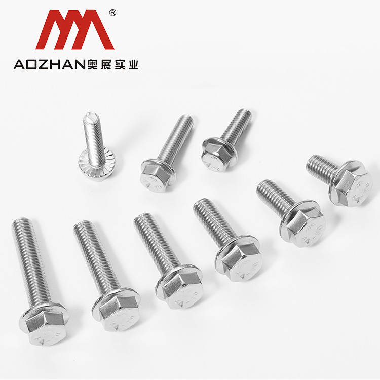 奥展加大六角法兰螺栓不