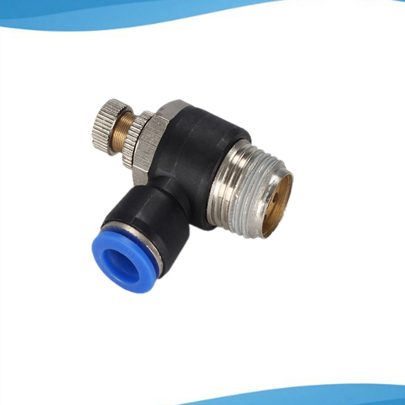 SL8-02节流阀SL10-03调速阀SL12-04气动快插SL6-02气缸调速节流阀