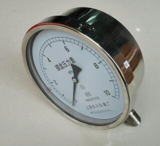 不锈钢膜盒压力表 防腐 ye-100bf  订制