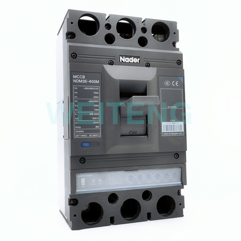 询价Nader上海良信 NDM3E-400M 电子式塑壳断路器 三相415V空气开