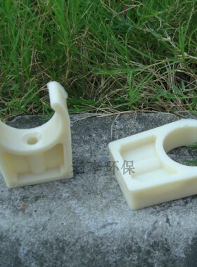 【优质】DN15/20/25/32/40/50 塑料ABS管卡 管托管夹 壁厚强度大