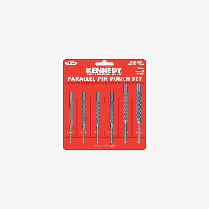 肯尼迪 KENNEDY 6件套装平头冲100mm 4" KEN-518-2200K削冲钻头组