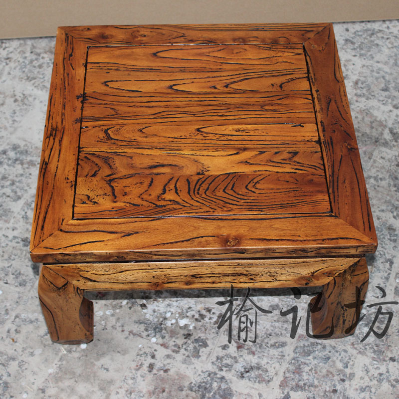 实木家用炕桌飘窗桌榻榻米桌东北炕桌吃饭桌小茶桌鱼缸架穿鞋凳