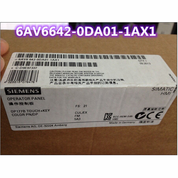 【工控数码】西门子OP 177B PN/DP 彩色 5.7英寸触摸屏6AV6642-0D