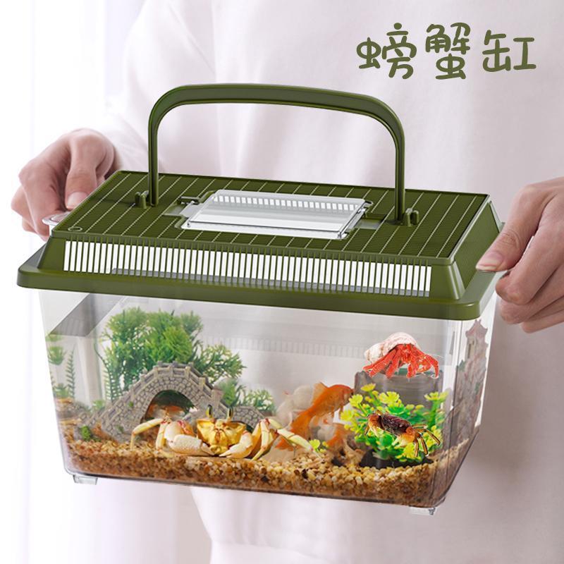 螃蟹造景生态缸专用沙观