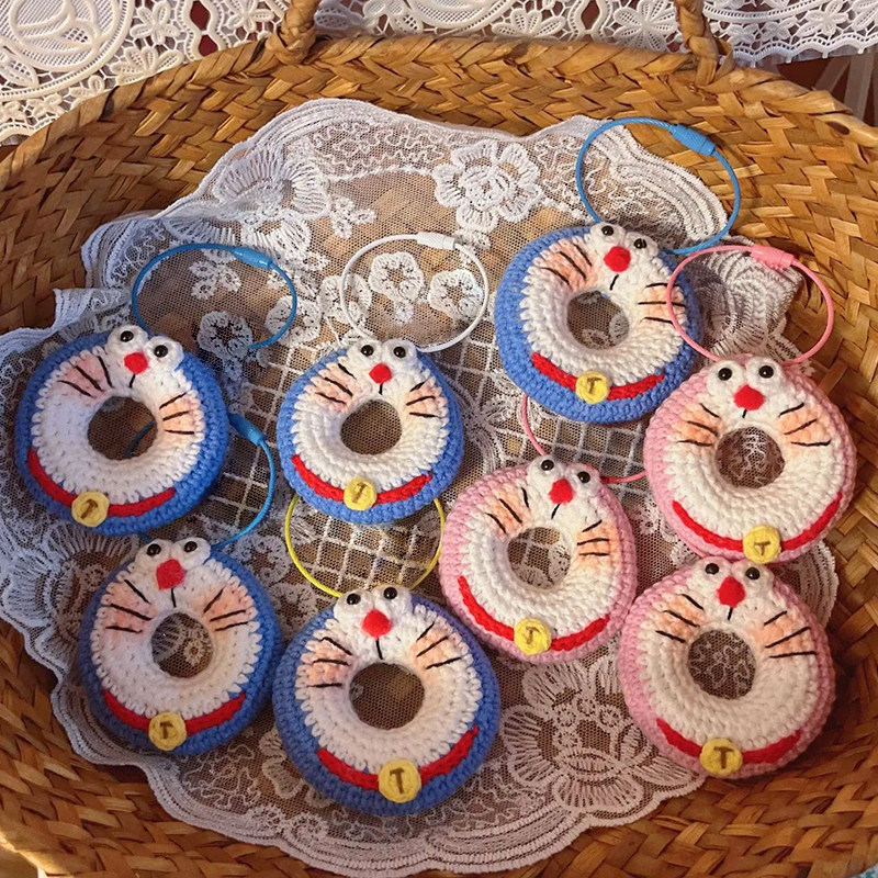 甜品挂件包包钥匙扣甜甜圈毛线材料包diy解闷时间手工送礼物娃娃,服饰配件/皮带/帽子/围巾,DIY编织材料包,淘宝优惠券,粉丝福利购,淘宝优惠卷