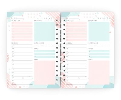 Kids notebook schedule book EfficiencyStudy planner agenda