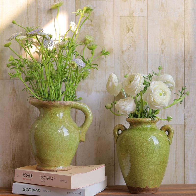 古玩老钧瓷连升三级花瓶