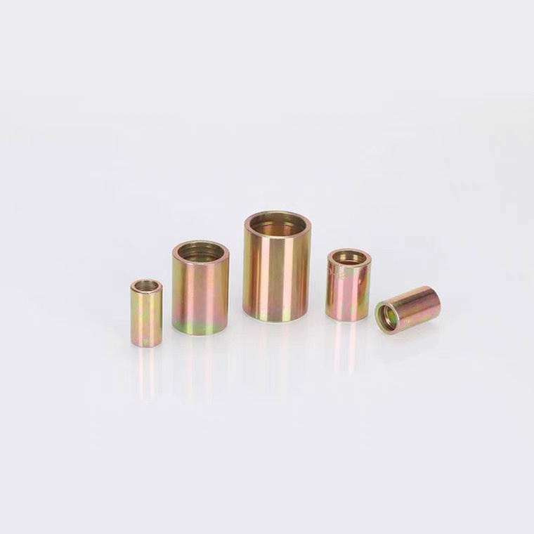 四氟管扣压式三件套铁氟龙套6/8/10/13/16/19/25套壳套筒管套皮