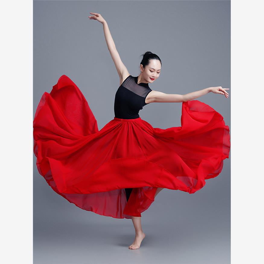 720度舞蹈大摆裙古典舞半