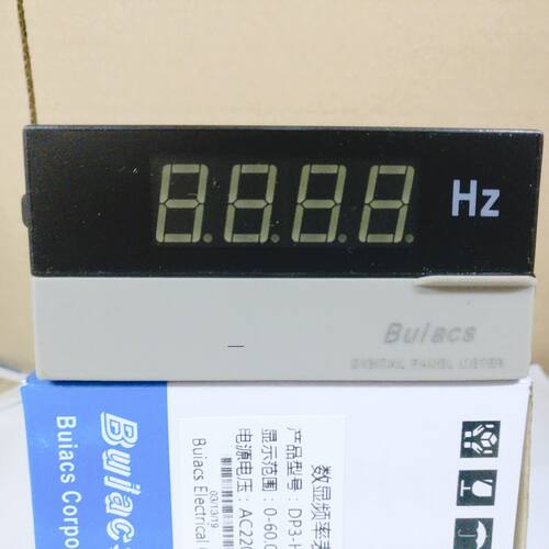 健力BUIACS 数显频率测量表 DP3-HZ 10V/60HZ