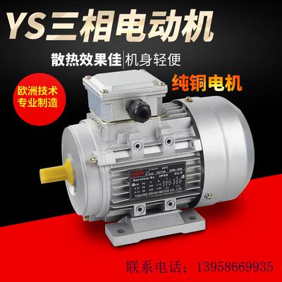 三项220V/110/480/415/660v电压60hz电动机1.1/1.5/3/4/5.5/2定制