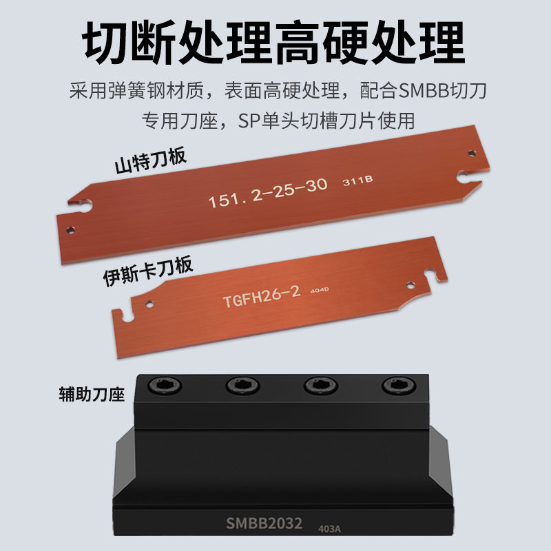 单头外径切断槽刀板辅助