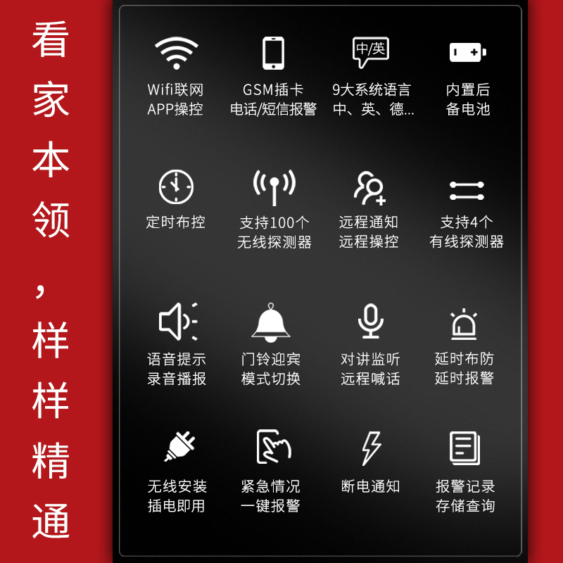 博礼视智能报警主机远程
