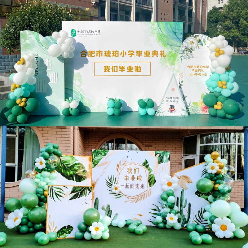 我们毕业典礼布置氛围气