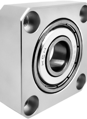 内径40方形无扣环单轴承方法兰带座轴承固定座BASN BFF63铝合金