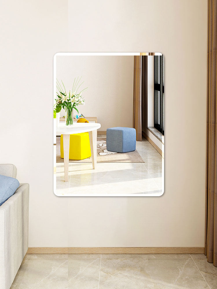 玻璃镜子贴墙学生宿舍全身卧室壁挂粘贴小穿衣镜ins少女心一片式,3C数码配件,USB多功能数码宝,淘宝优惠券,粉丝福利购,淘宝优惠卷