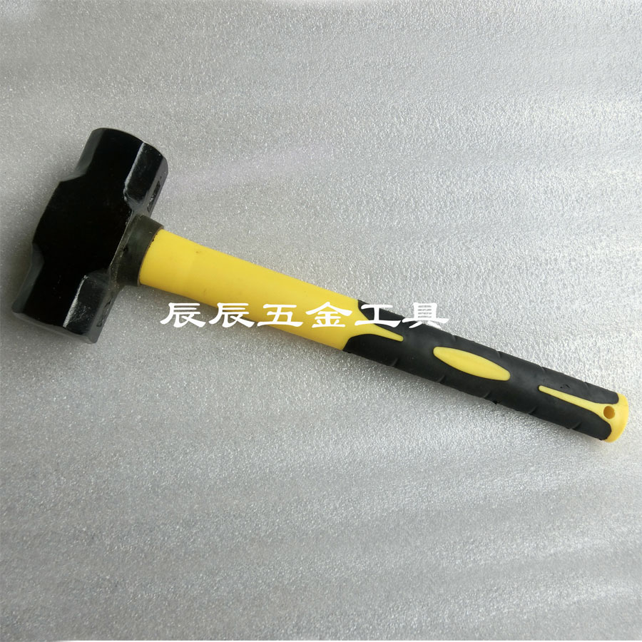 锻打塑料倒装柄八角锤子