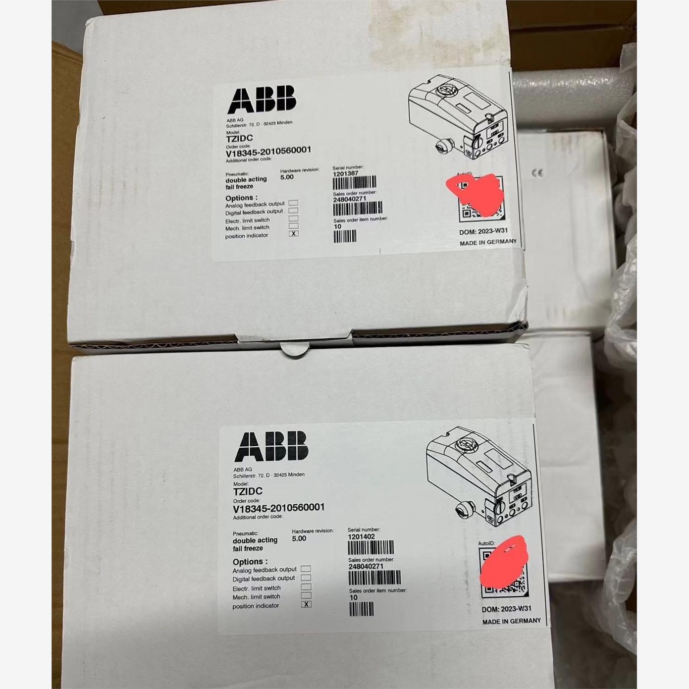 ABB全新2023德国生产原装