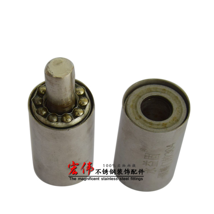 304/201不锈钢轴承铰链 不锈钢圆形铰链门铰 带轴承钢球门轴 较链