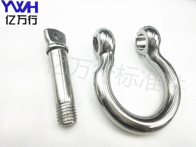 201不锈钢 弓形卸扣 不锈钢卸扣 不锈钢马蹄形卸扣M5-M8-M12系列,金属材料及制品,金属罐/桶/瓶,淘宝优惠券,粉丝福利购,淘宝优惠卷