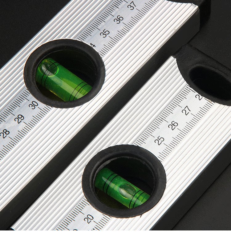 铝合金磁性水平尺高精度装修精密测量工具靠尺方管迷你水平尺包邮