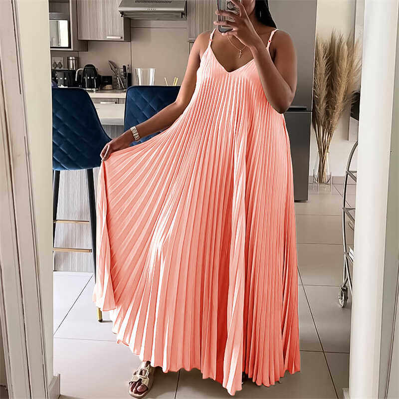 2024 fashion dress women big size loose dresses casual skirt
