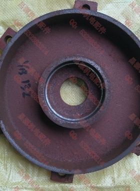 防爆YB132电机法兰平盖轴承直径80mm 208系列 电机端盖