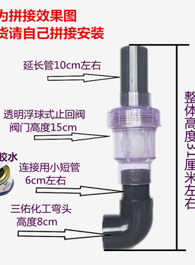 厨房立装防反水止回阀式
