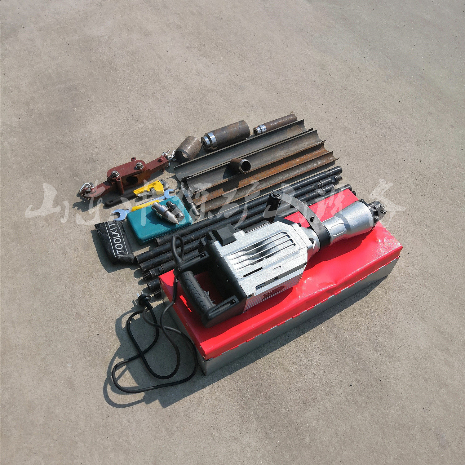 小巧轻便电动取土钻机 轻型水井钻机 原状土效力高采集