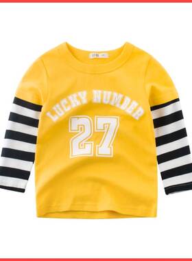 boys girls t shirt autumn children 24 clothing new baby base