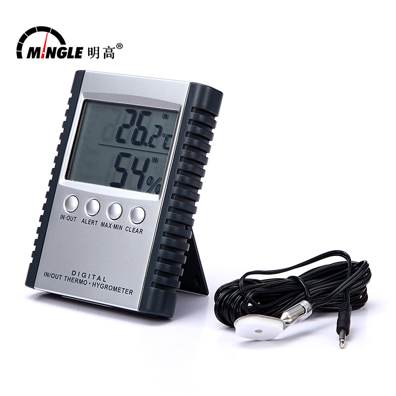 明高室内外温湿度计精家