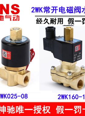 神驰SNS常开电磁阀水阀2WK025 160 200 250 400 500-08 15 25 50