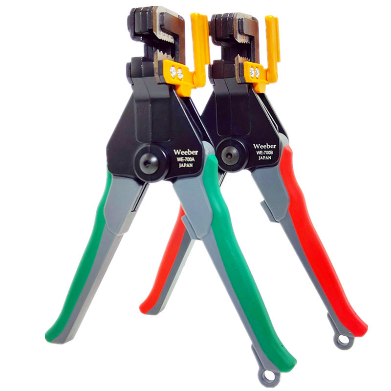 日本weeber威也进口自动剥线钳WE-700A B C D手动电线快速去皮钳