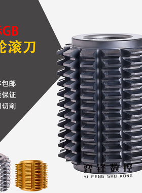 W6国标GB齿轮滚刀A级6542材质m1m1.25m1.5m1.75m2m3m4m5m6m8m10