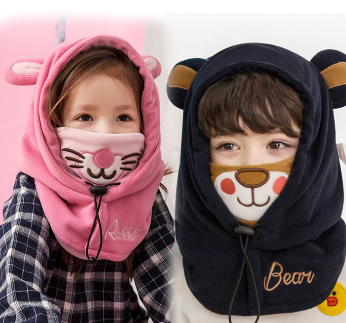 儿童帽子冬滑雪头套围脖一体护耳护脸面罩骑车骑行防风寒保暖可爱,童鞋/婴儿鞋/亲子鞋,鞋带/鞋花,淘宝优惠券,粉丝福利购,淘宝优惠卷