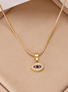 土耳其恶魔之眼新款满钻眼睛吊坠