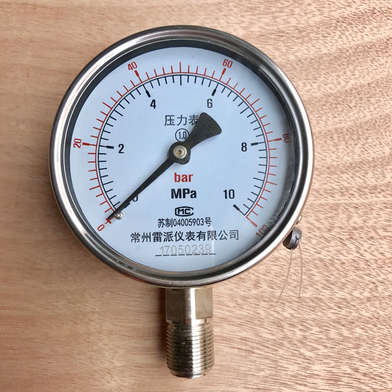 度级压力表定制直径范围