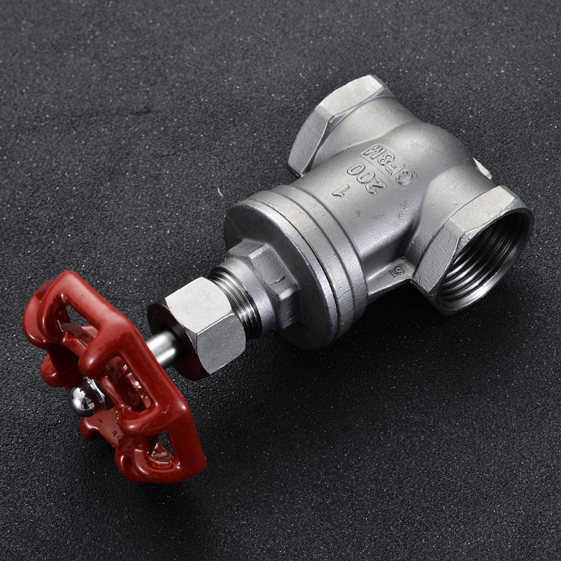 201/304不锈钢内螺纹闸阀Z11丝扣闸阀自来水开关DN15 20 25 32 50