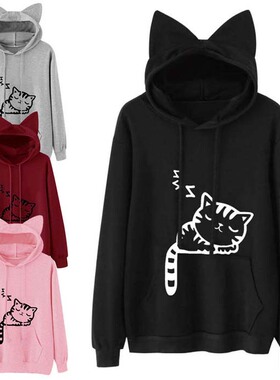 Long Sleeve sweatshirt hoodies women casual crop top 卫衣