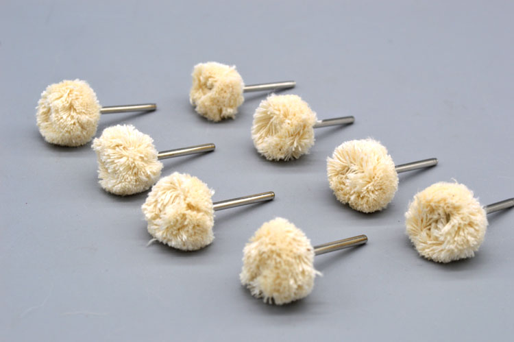 2.35MM柄毛线轮/带柄羊毛轮抛光轮/电磨配用 可用在世新手柄上