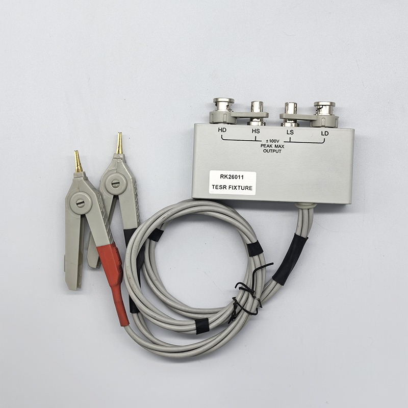 美瑞克RK26011电桥夹 电桥测试仪盒 四端开尔文测试电缆LCR测试线