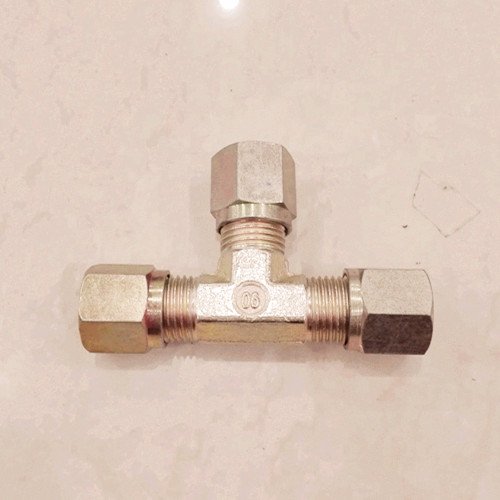 卡套三通铜管或钢接头快