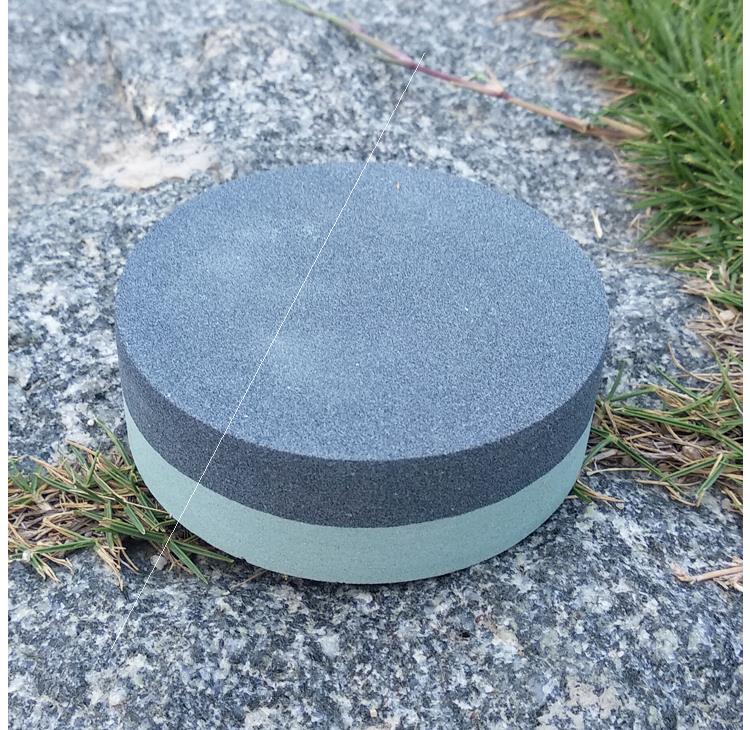 户外Husqvarna Gransfors福斯斧子磨刀石圆形双面磨石