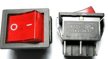 KCD2-202 船形开关 船型开关 KCD7 KCD4 6脚带灯