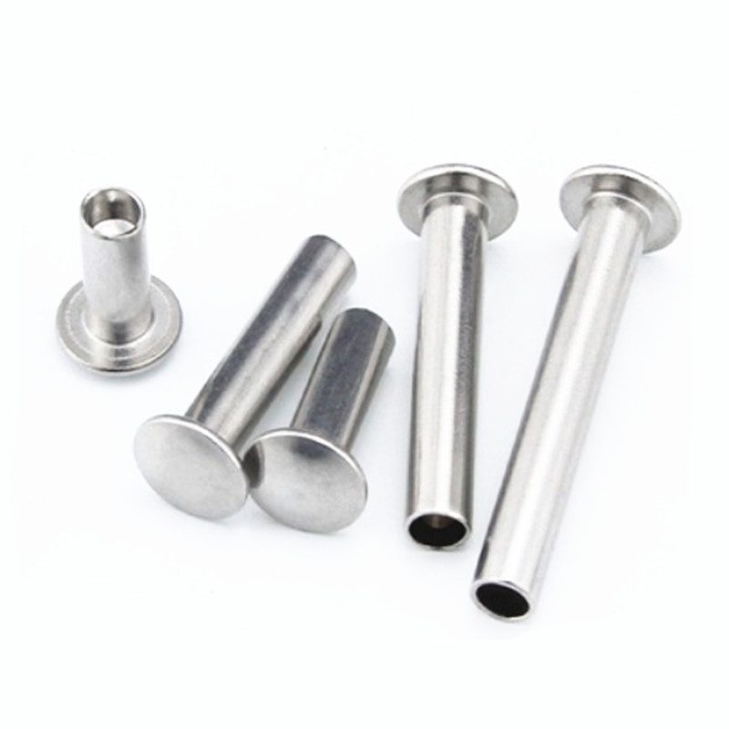 不锈钢扁圆头铆钉半空心