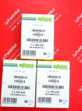 议价Wago 750-438 万可2通道数字量输入模块 WAGO I/O SYSTEM