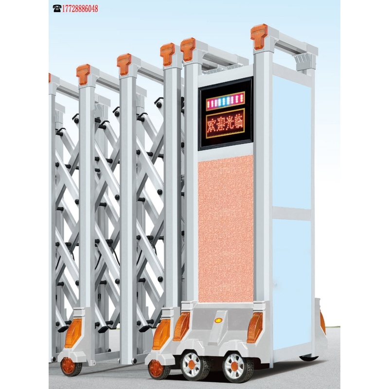 不锈钢学校工地折叠推拉