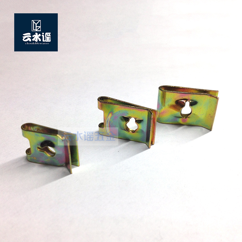 自攻簧片螺母镀锌夹板丝